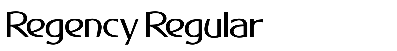 Regency Regular